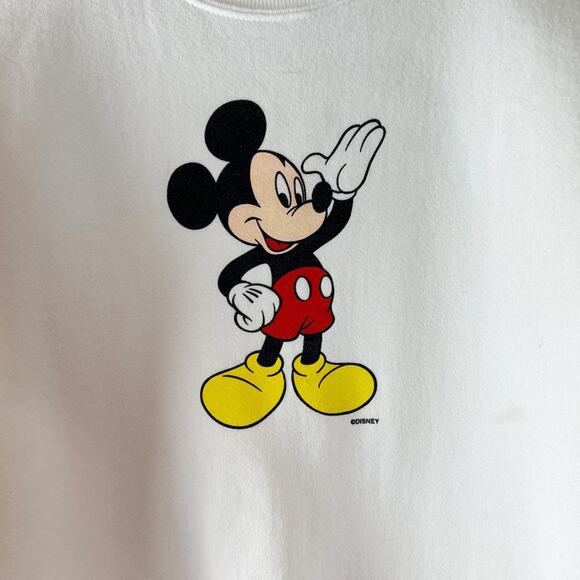 Vintage Kids Disney‎ Jerzees Sweatshirt Mickey Sz L - Picture 4 of 7